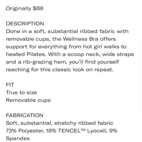 Alo yoga wellness bra ribbed - Picture 9 of 10